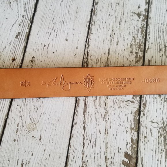 Martin Dingman crocodile grain belt - Picture 7 of 8